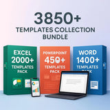 3850+ Excel, Word & PowerPoint Templates Bundle | PLR | Instant Digital Download