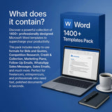3850+ Excel, Word & PowerPoint Templates Bundle | PLR | Instant Digital Download