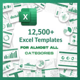 Get 12,500 Excel Templates