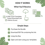 Get 12,500 Excel Templates